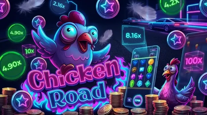Chicken Road spel auto cash-out instelling in de demo